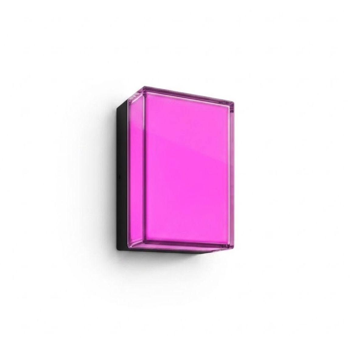 Philips Hue White & Color Ambiance Scenova Wandleuchte rechteckig - außen, 970 lm - Schwarz