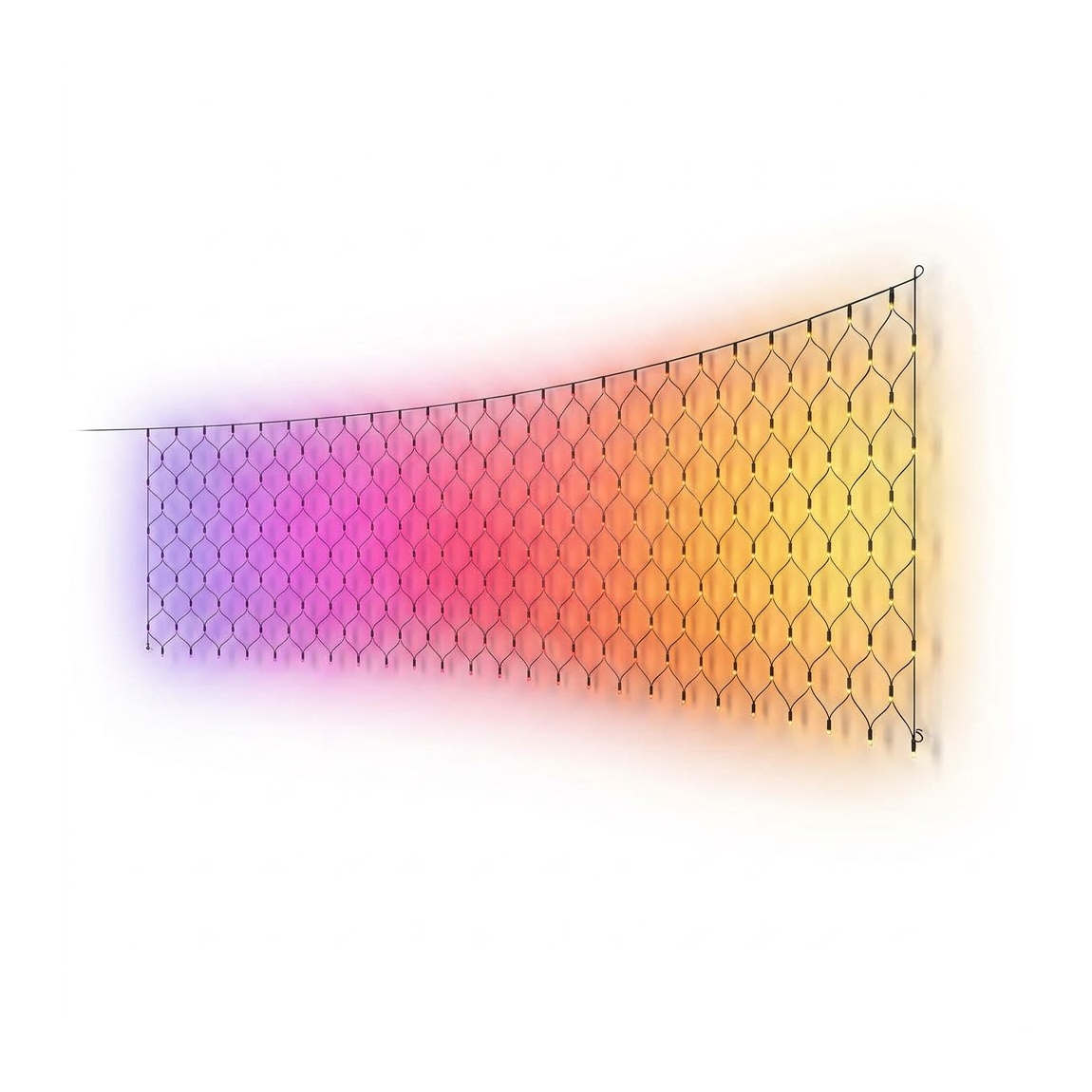 Philips Hue Festavia Netz-Lichterkette - außen, 200 lm - Schwarz