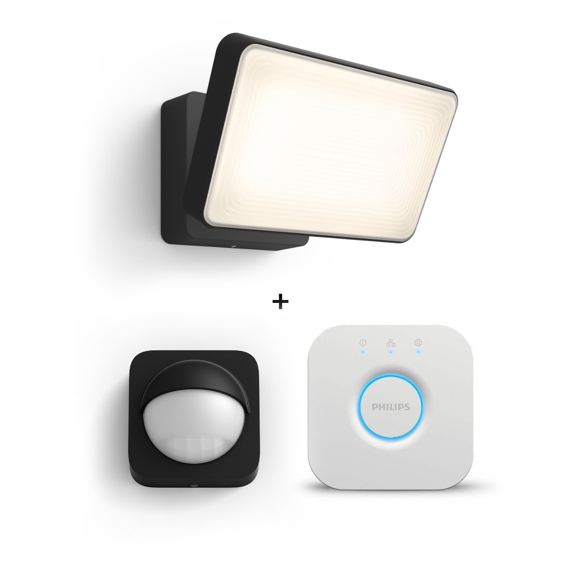 Philips Hue Flutlicht Welcome + Bridge + Outdoor Sensor