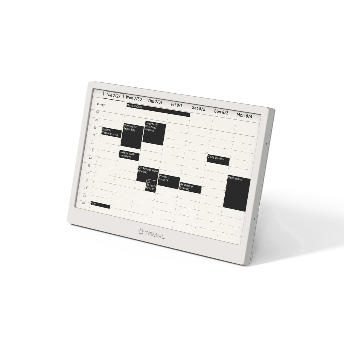 TRMNL BWRY - Smarter 4-Farben-Display (7.5") inkl. Battery-Upgrade - Weiß