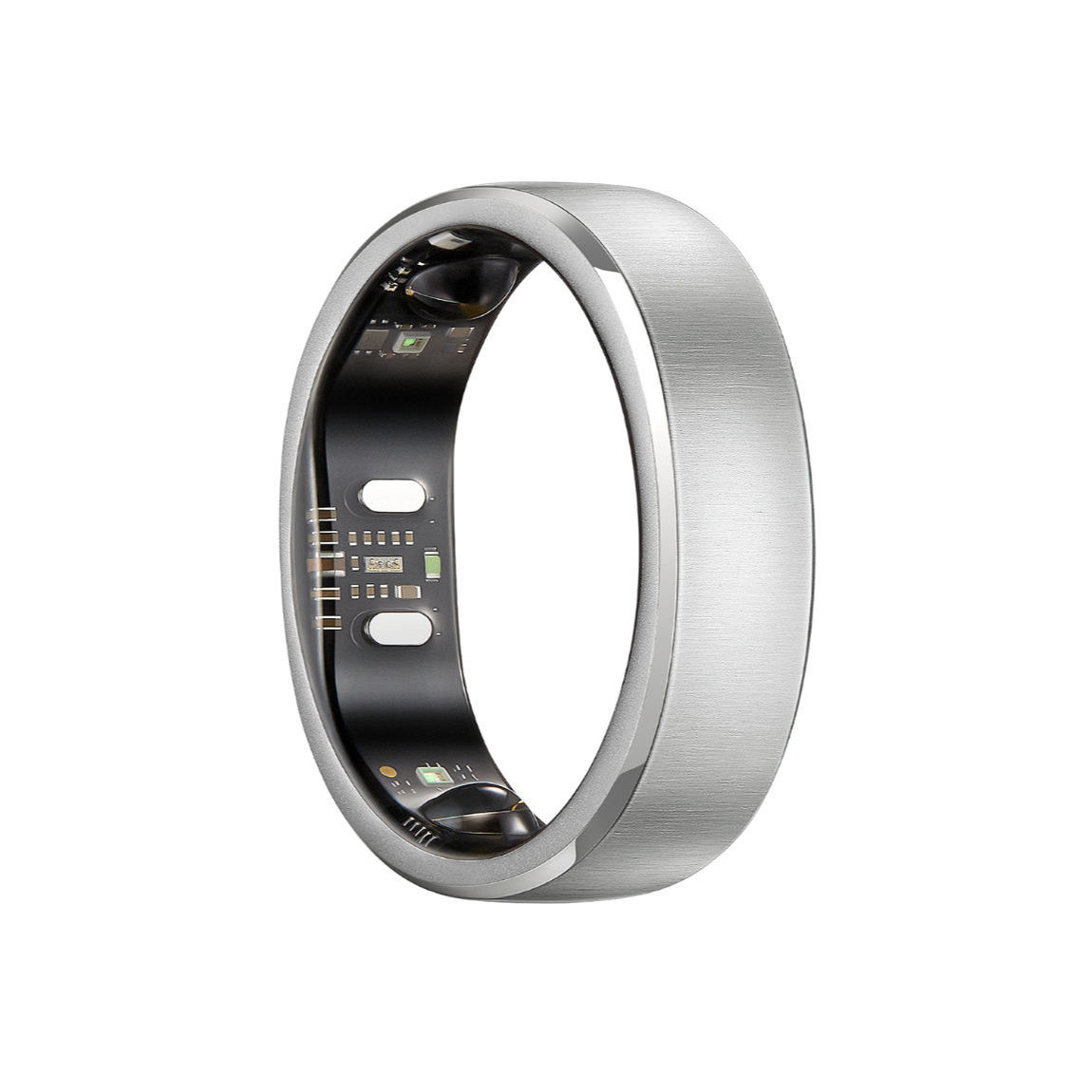 RingConn Smart Ring Gen 3 Misura 15 Brushed Silver Smartring