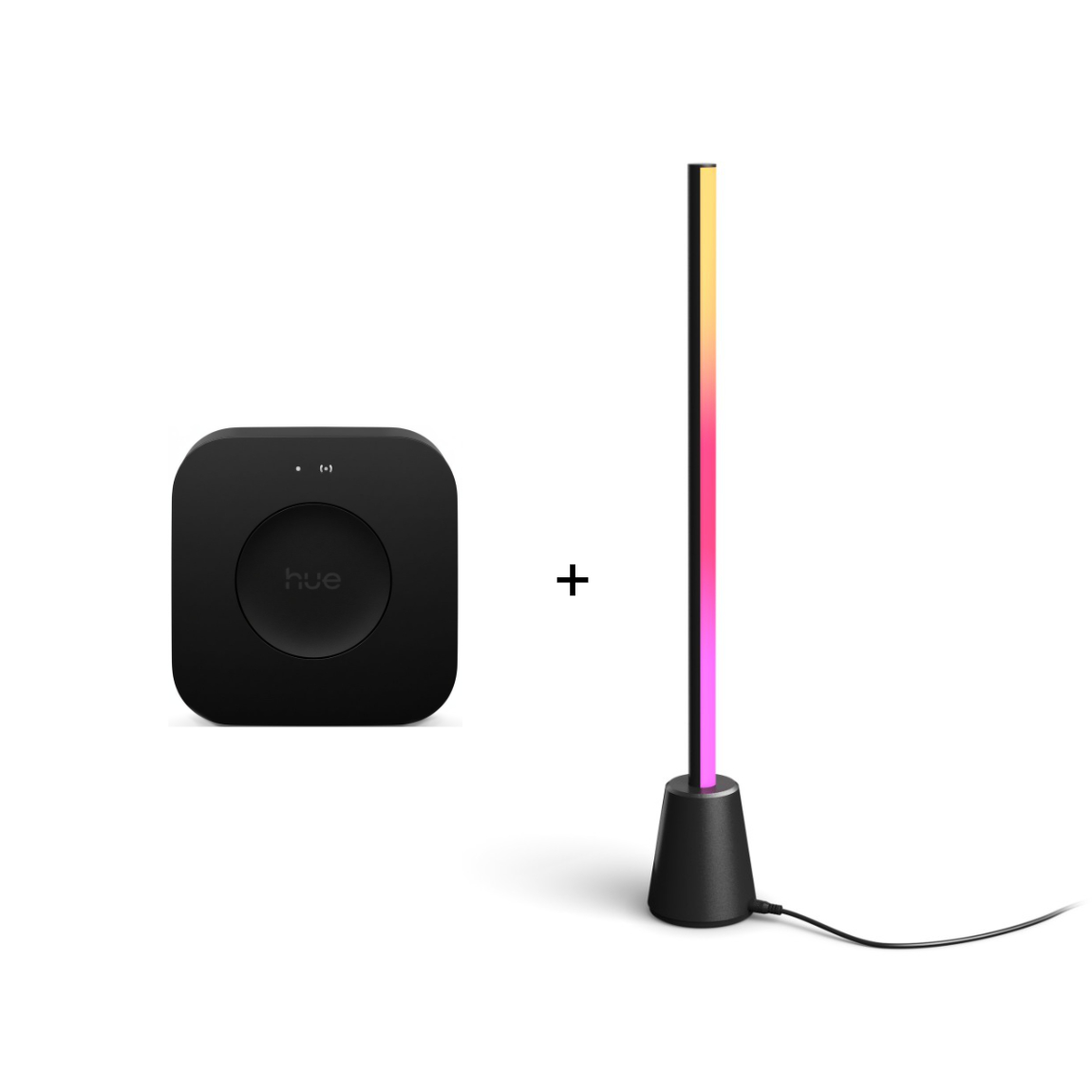 Philips Hue Starter Set - mit Bridge Pro + Gradient Play Tischleuchte