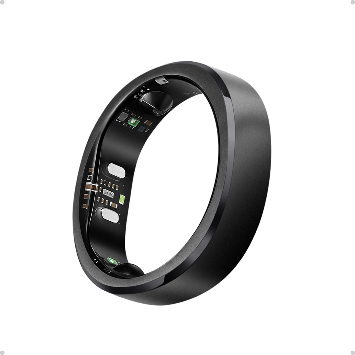 RingConn Smart Ring (3. Gen.) - Matte Black - Größe 14