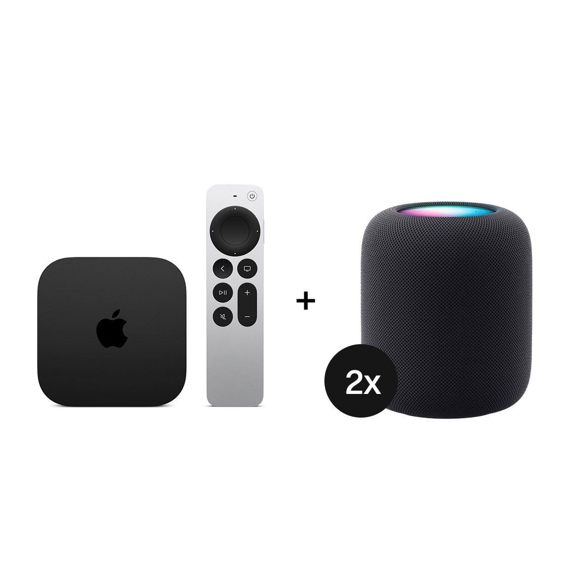 Apple TV 4K (Wi-Fi + Ethernet) + HomePod (2. Generation