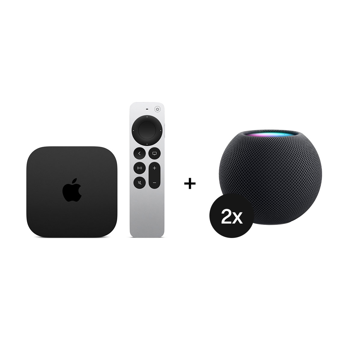 Apple TV 4K & Pod mini×2セット Apple TV 4K (Wi-Fi + Ethernet) + HomePod Mini - 2er-Set