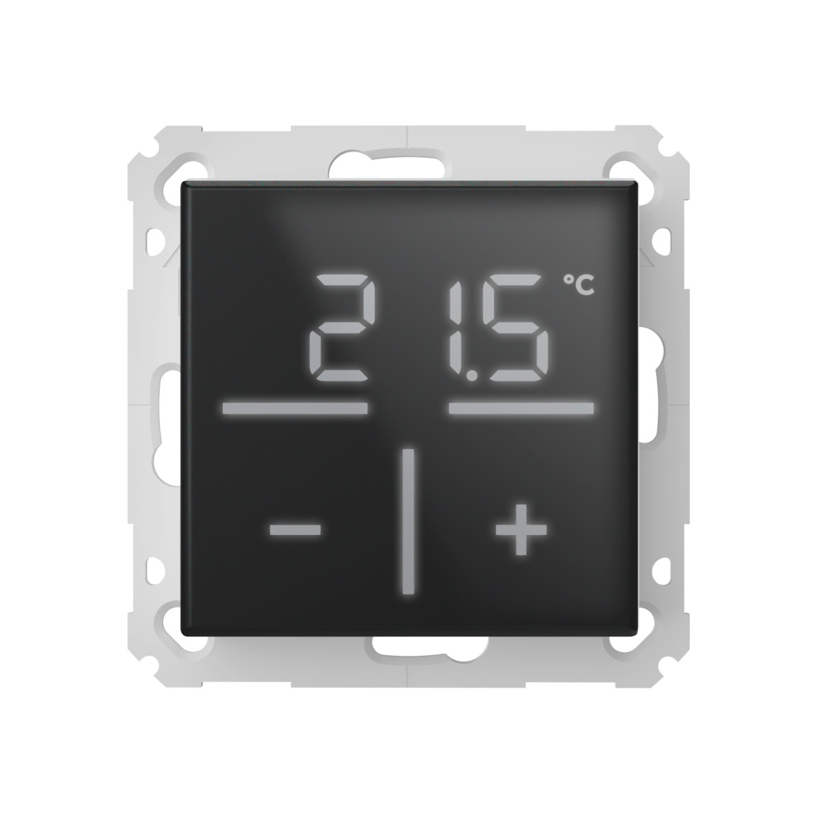 Homematic IP Glas - Wand Thermostaat - Zwart