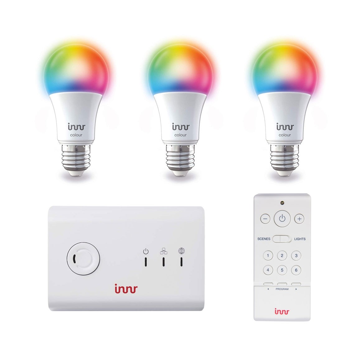 Innr Starter Set Wohnung mit 3x RB 285 C + Fernbedienung + Bridge