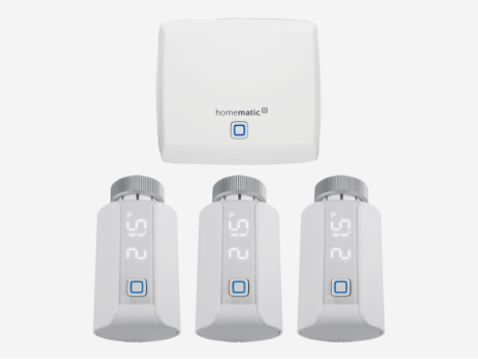 Homematic IP Access Point + Heizkörperthermostat Evo 3er-Set