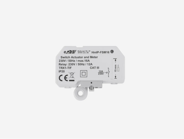 Homematic IP Schalt-Mess-Aktor (16A) - Unterputz