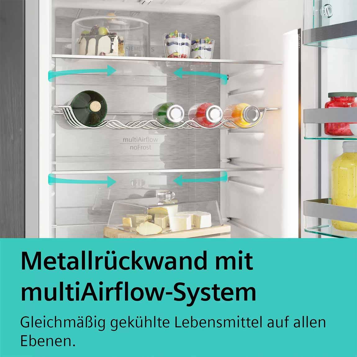 Siemens KG39NAXCF iQ500 Freistehende Kühl-Gefrier-Kombination mit Gefrierbereich unten - BlackSteel / Altgerätemitnahme_Lifestyle_6